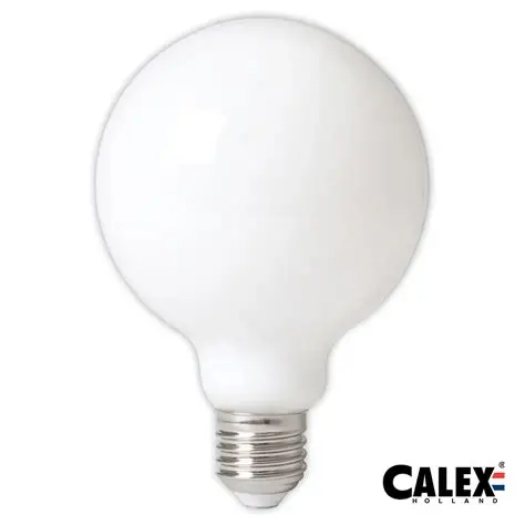 Calex 425468 LED Long Filament Globe Lamp | Bulb | 6W | E27 | GLB95 | Softline | Dimmable