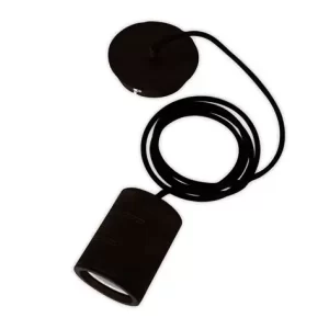Calex 965258 Retro Pendant Set | Black | E40 | 2 mtr |