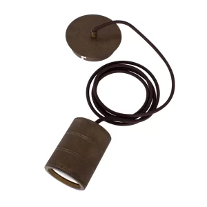 Calex 965256 Retro Pendant Set | Antique Bronze | E40 | 2 mtr |