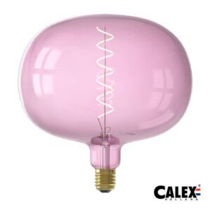 Calex 426220 LED Colours Boden Lamp | Bulb | 4W | E27 | Quartz Pink | Dimmable