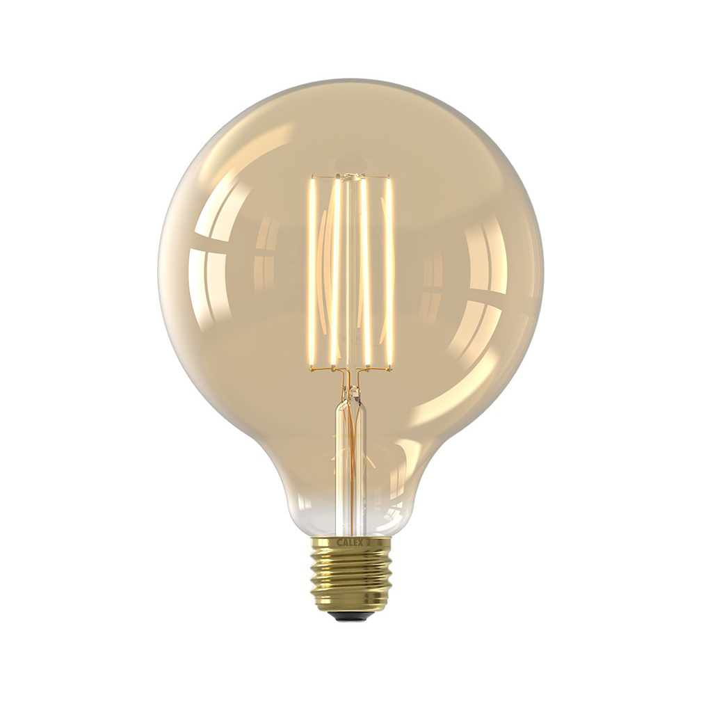 Globe Spiral Filament Bulb - G125 E27 Dimmable