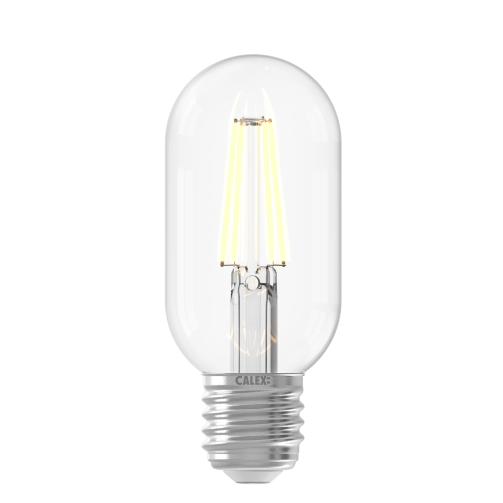 Calex Filament LED Lamp - E27 - T45 - Clear - Flexform