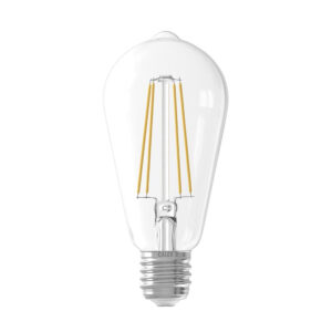 Calex LED Filament ST64 Lamp 4.5W E27 2700K Dimmable Clear Glass